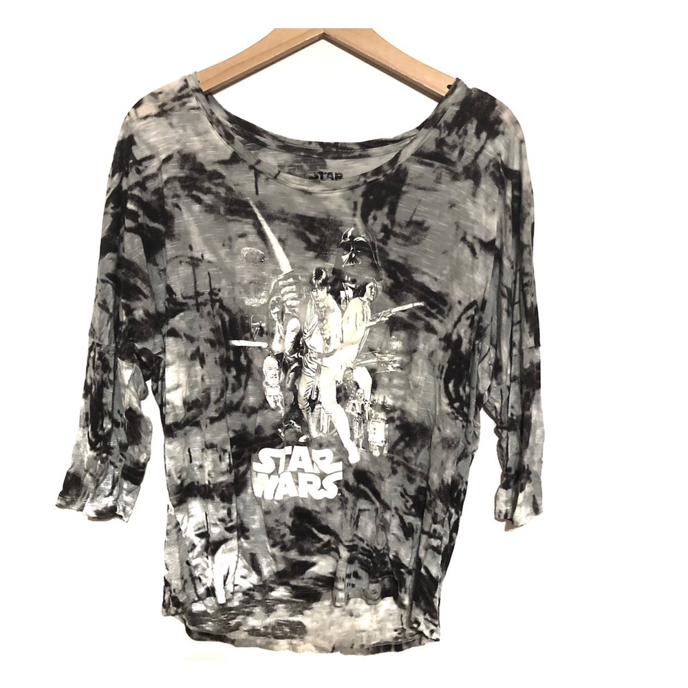 Rock and republic 3/4 sleeve top Star Wars size L